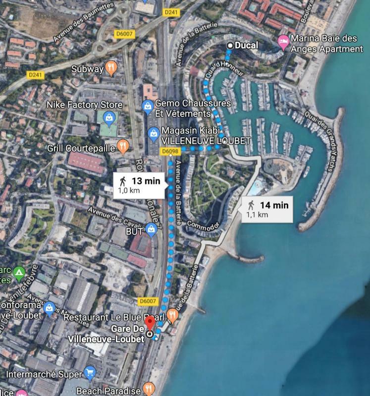 Dream French Riviera - Fame Marina Baie Des Anges Lejlighed Villeneuve-Loubet Eksteriør billede